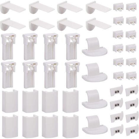 Pliegues con pinzas, costuras plisadas sin taladrar, costura plisada, pliegues con pinzas autoadhesivos - para sujetar costuras plisadas con cortafuegos (para coser) (1/5)