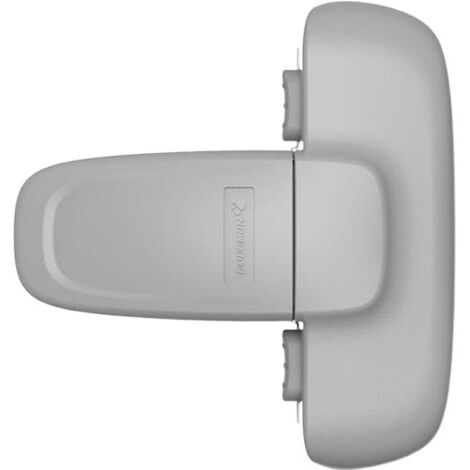 Cerradura para puerta con seguro para niños, cerradura para cajón, cerradura para refrigerador de una puerta, gris (1/5)