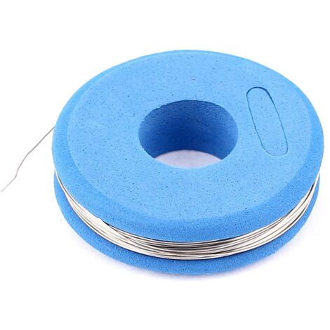 Alambre redondo de nicromo 80 de calibre 27 AWG, 0,35 mm, rollo de 24,6 pies, 11,33 ohmios/m, calentador