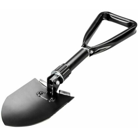 Pala militar multifunción, pico plegable de metal, mini herramienta de supervivencia para acampar, senderismo, pala de jardín