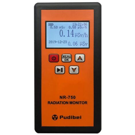 Detector de radiación nuclear, comprobador de radiactividad portátil con pantalla LCD, para detectar rayos X, Y y beta duros (NR-750) (1/5)
