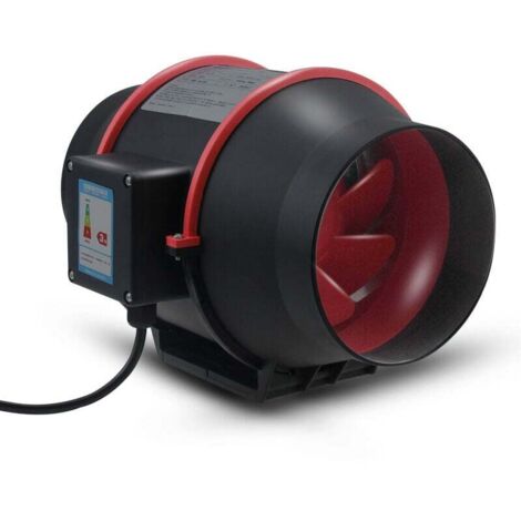 Extractor de aire de conducto de 100 mm, ventilador axial de conducto de 310 m³/h, ventilador de tubo de refuerzo de 110 V-220 V