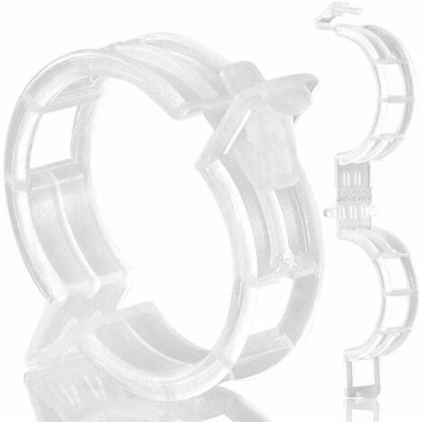 Clip de soporte para plantas, clip de soporte para vid, clip de soporte para vid, enrejado para plantas, paquete de 200 (1/5)