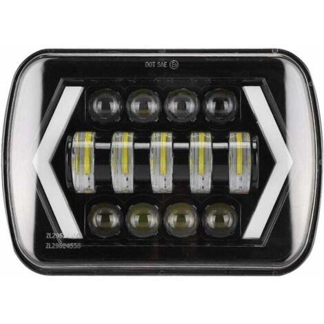 Faro delantero LED H4 de 210 W, 6000 K, 21 000 LM, resistente al agua, IP67, apto para Cherokee XJ de 12 a 24 V (1/5)