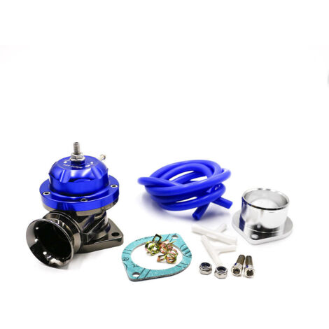 Válvula de alivio de turbo automotriz tipo RS Válvula de alivio de presión de combustible de aleación de aluminio universal azul (1/3)