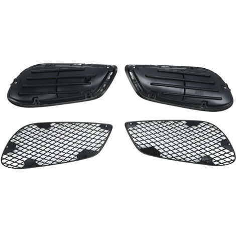 4 piezas de cubierta de base de luz antiniebla 2128852723 Marco de luz antiniebla izquierdo y derecho para Benz Clase E W212 AMG Line 2013 a 2015 (1/5)