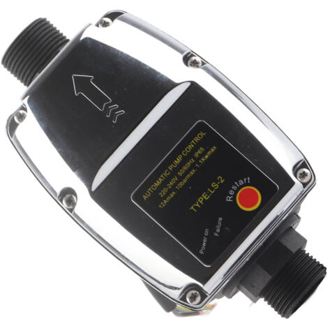 Controlador automático de bomba Rosca G1 Protección IP65 Detección de fugas Bomba de agua Interruptor de presión electrónico 110-230 V (1/5)
