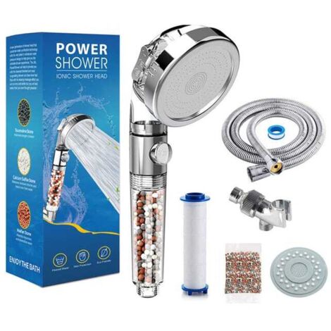 Cabezal de ducha con filtro antical, 3 modos de ahorro de agua, universal de alta presión