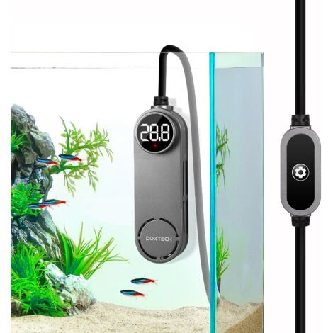 Calentador de acuario sumergible de 75 W, mini calentador de acuario ajustable con pantalla de temperatura para peceras y acuarios de 20 a 60 l (1/5)