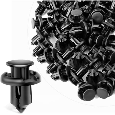 Juego de 40 remaches de nailon para parachoques de 10 mm para Honda y Acura-91503-SZ3-003, tornillos de expansión para montaje de muebles automotrices (1/5)