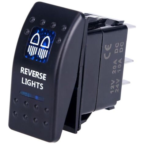 Interruptor basculante para UTV ATV todoterreno Can-Am Maverick X3 2017 2018 (luz de marcha atrás (LED azul)) (1/5)