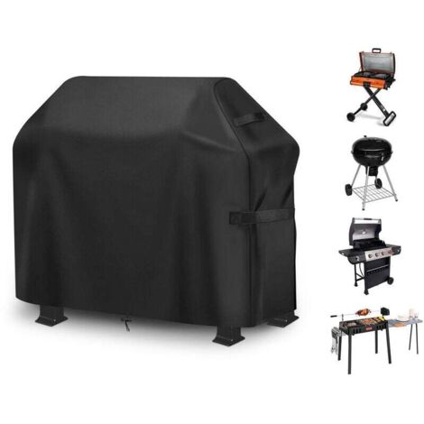 Funda protectora para barbacoa Lona Resistente 210D L.147 x An.61 x Al.122 cm para Weber, Brinkmann, Char Broil etc. (1/5)