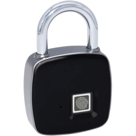 Cerradura inteligente con huella digital P3, candado de seguridad biométrico sin llave, resistente al agua, táctil, carga USB, para puerta, accesorio retráctil y mecanismo de correa de seguridad