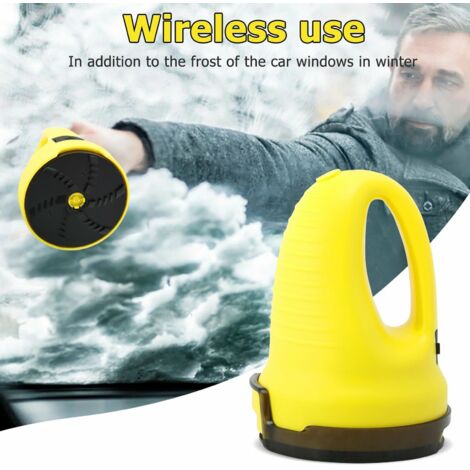 Raspador de hielo para automóvil, raspador de nieve eléctrico, raspador de hielo de parabrisas de cono mágico, raspador de hielo redondo, herramienta de limpieza de ventanas de automóvil