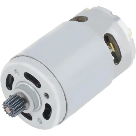 Motor de CC RS550 de 8,2 mm/9,5 mm, micromotor de engranajes de 14 dientes, 21 V, 25 000 RPM, para sierra eléctrica recargable (diámetro de engranaje de 9,5 mm) (1/5)