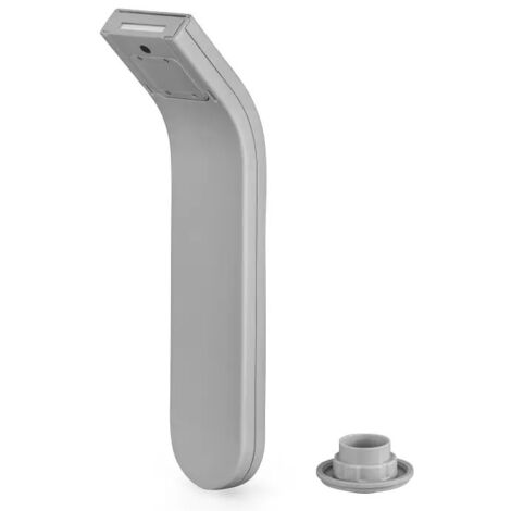 Cascada LED relajante para spa - 46 cm x 17 cm x 10,4 cm - Gris claro