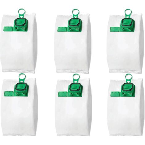 24 bolsas de microfibra compatibles con aspiradoras Folletto VK140 y VK150 Filtración de pelos de mascotas antiácaros de 5 capas y junta de goma para una succión perfecta (1/4)
