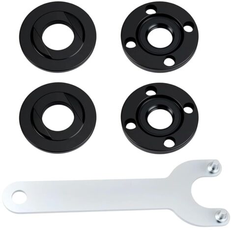 Juego de accesorios para amoladora angular: juego de bridas de aleación fundida a presión de 125 mm para amoladora angular con llave en Y, kit de montaje de herramientas y repuestos para amoladora ang (1/5)