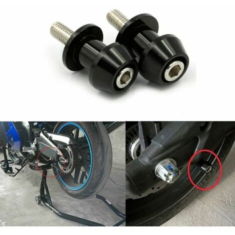 Tornillos para soporte de motocicleta Street Bike Diabolos (negro, 8 mm) (1/5)