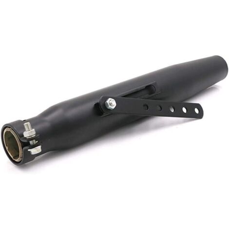 Silenciador de escape universal para motocicleta, con entrada de 1,5 a 2", para motos de cross, motos de calle y scooters (02) (1/5)