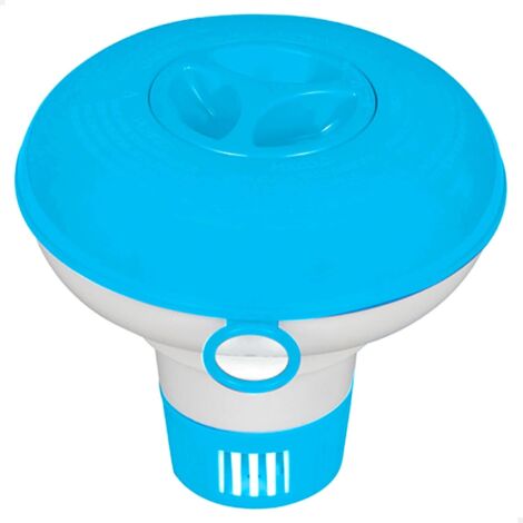 Dispensador de desinfectante para piscinas, dispensador automático, cartucho de medicamento flotante, difusor flotante de 12,7 cm.
