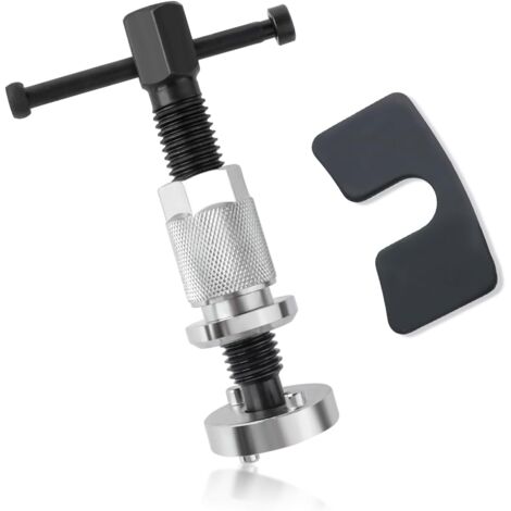 Herramienta para rebobinar la pinza de freno, herramienta para la pinza de freno derecha para reemplazar las pastillas de freno traseras, herramienta universal para rebobinar el pistón de freno de coc (1/5)