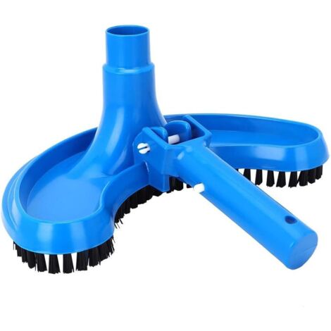 Cabezal de aspiradora para piscinas, accesorio de limpieza de succión curva, aspiradora para piscinas curva de media luna