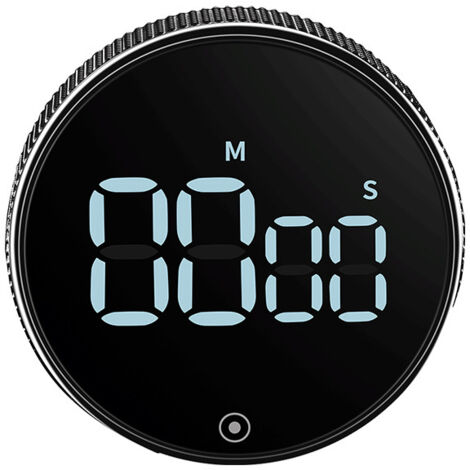 Temporizador de cocina digital, temporizador de cocina con pantalla LED grande, temporizador de cocina magnético, temporizador de cuenta regresiva, 3 niveles de volumen, fácil de usar para niños y per
