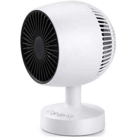 Calefactor de ventilador blanco de 500 W
