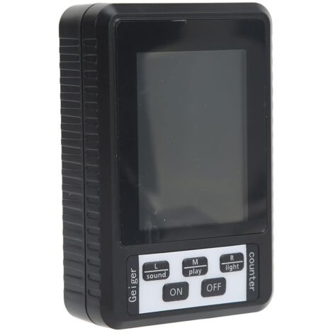 Detector de radiación nuclear Contador Geiger Probador de rayos X Alarma de dosis de radiación β γ Detector de radiación nuclear negro (NEGRO) (1/5)