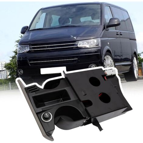 Para T5 Transporter Ashyray Cup Coin Holder Dual Drink Gris RHD 7H285860130T