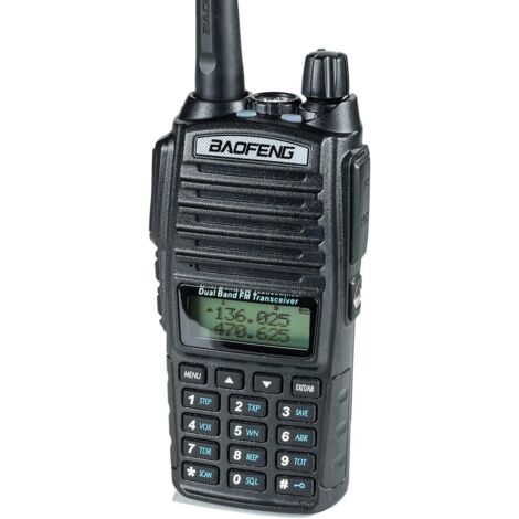 Radio BaoFeng UV-82HP de doble banda de alta potencia: 136-174 MHz (VHF) 400-520 MHz (UHF) Radioaficionado (Ham) Portátil Bidireccional