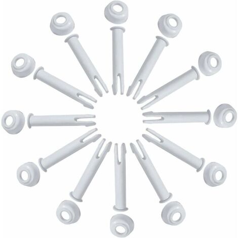 Junta tubular para piscina Intex, pasadores de repuesto para marcos metálicos redondos, pasadores para piscinas redondas y rectangulares, 12 piezas (6 cm / 2,36 pulgadas).