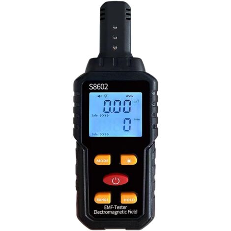Detector de radiación nuclear, radiómetro de alta precisión 3 en 1 con pantalla retroiluminada, kit sensible para análisis de agua, dosímetro portátil con pantalla LCD. (1/5)
