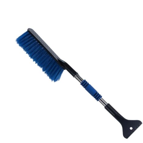 Raspador de hielo extensible para parabrisas de coche, 66 x 10 cm, herramienta de limpieza de invierno de ABS para camiones, sedanes, autocaravanas, aparcamientos, clima frío, viajes largos, uso diari