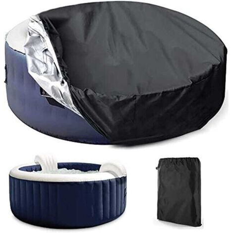 Cubierta protectora para piscina o spa, cubierta solar redonda para exteriores (210x30cm) (1/3)