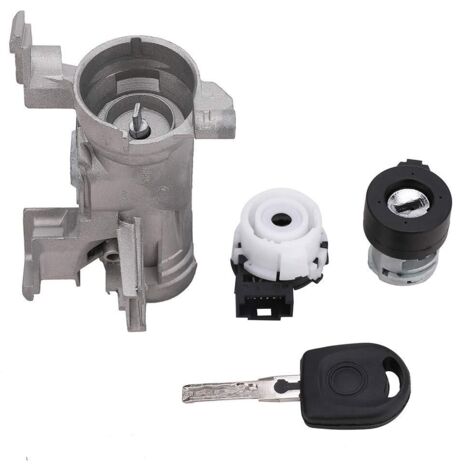 Cilindro de cerradura de encendido 1K0905851B para Volkswagen VW Jetta 2.5 GTI MK5 Rabbit Golf EOS Tiguan Audi A3 R8 Interruptor de arranque de encendido Reemplaza 1K0905865 5Q0905865A Cilindro de cer (1/5)