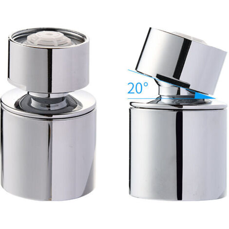 Aireadores antisalpicaduras para grifos de cocina y baño, 2 modos ajustables, accesorio giratorio de 360°. (1/3)