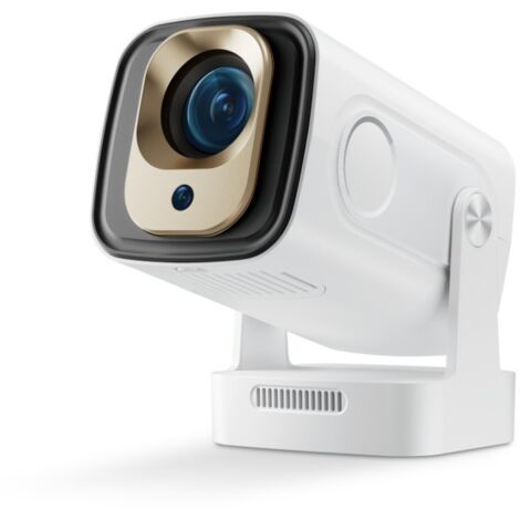 Proyector mini inteligente HY260pro 4K con WiFi 6, Bluetooth 5.4, 1080p, portátil, rotación de 270°, proyector para cine en casa. (1/5)
