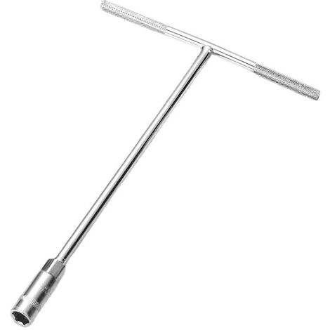 Llave hexagonal en forma de T de 10/11/12/13 mm de largo, color plata. (1/5)