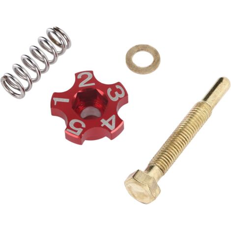 Tornillo de ajuste de mezcla aire-combustible para carburador, accesorios para carburador de motocicleta de 21-34 mm. Tornillo de ajuste de velocidad de ralentí para mezcla aire-combustible. (1/5)