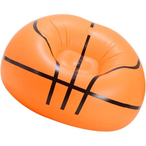 Silla Sofá Inflable, Sillas Plegables para Exterior, Sofás Inflables, Sillón, Colchón Inflable, Sofá Perezoso Inflable, Sofá de Aire Portátil, Naranja (1/3)