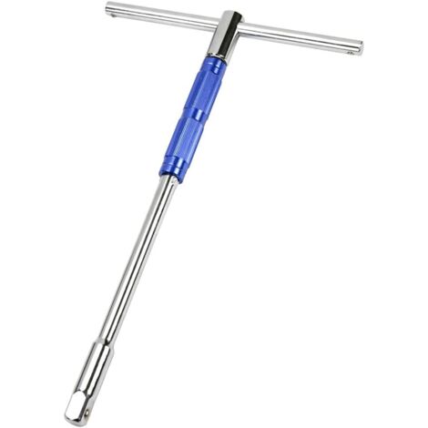Llave hexagonal con mango en T para reparación de llaves ajustables, llaves de vaso y varillas de extensión. (1/4)