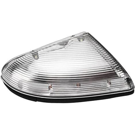 Señal de giro del espejo retrovisor del coche ABS blanco señal de giro del espejo retrovisor izquierdo 68064948AA Reemplazo para Dodge RAM 1500 2500 2009-2014 Lámpara de espejo de señal LED (1/5)