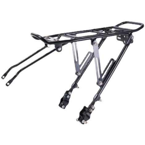 Portaequipajes trasero ajustable para bicicletas - Portaequipajes - Accesorio para bicicleta - Soporte resistente - Accesorios para bicicletas