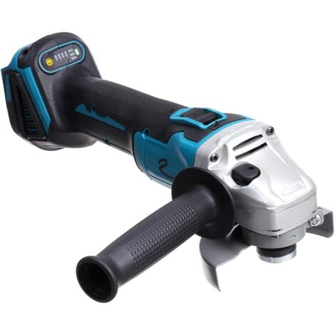 Amoladora angular inalámbrica compatible con batería Makita de 18 V (baterías y cargador no incluidos), diámetro del disco: 125 mm, amoladora inalámbrica de 800 W, para cortar, pulir y desbastar. (1/5)