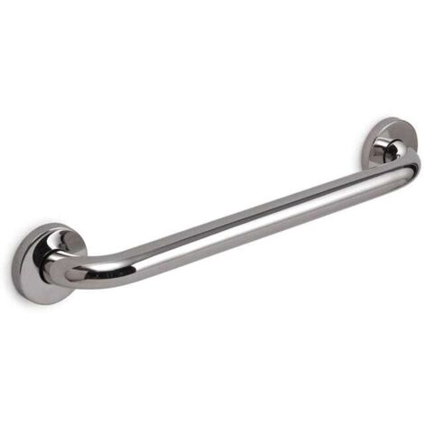 Tirador de baño de acero cromado pulido de 45 cm (1/3)