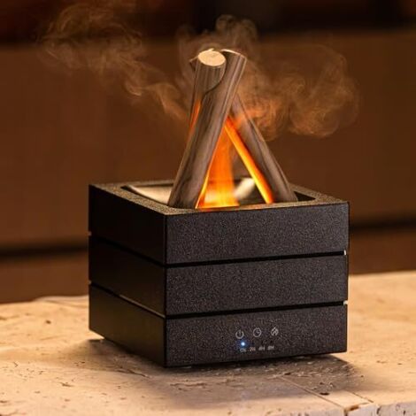 Humidificador de aire - 280 ml - Difusor de fragancias - Recargable - Con luz de colores - Función de temporizador de tres velocidades - Ideal para dormitorio, oficina, sala de estar, regalo de Navida (1/5)