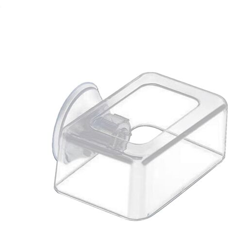 Comedero fijo para peces: dispensador de alimento para acuario antiderrame, amplia zona de alimentación para alimentos flotantes o en escamas.