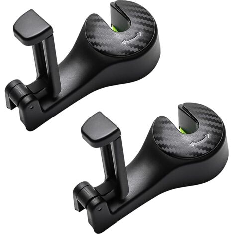Ganchos para reposacabezas de coche de 2 piezas, gancho de almacenamiento para coche con función de soporte para teléfono móvil, gancho para asiento de coche de General Motors Parts (1/5)